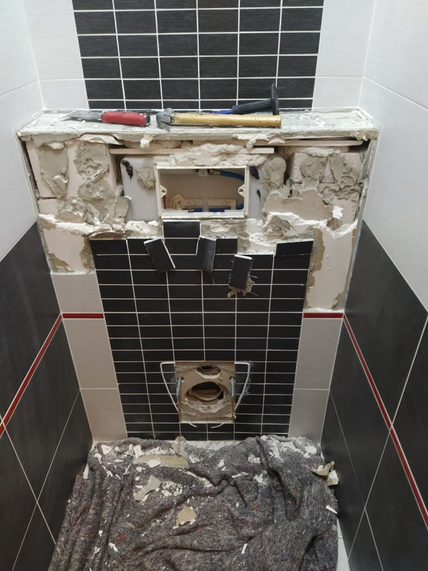 Výměna WC - před